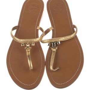 Tory Burch Patent Leather Slides